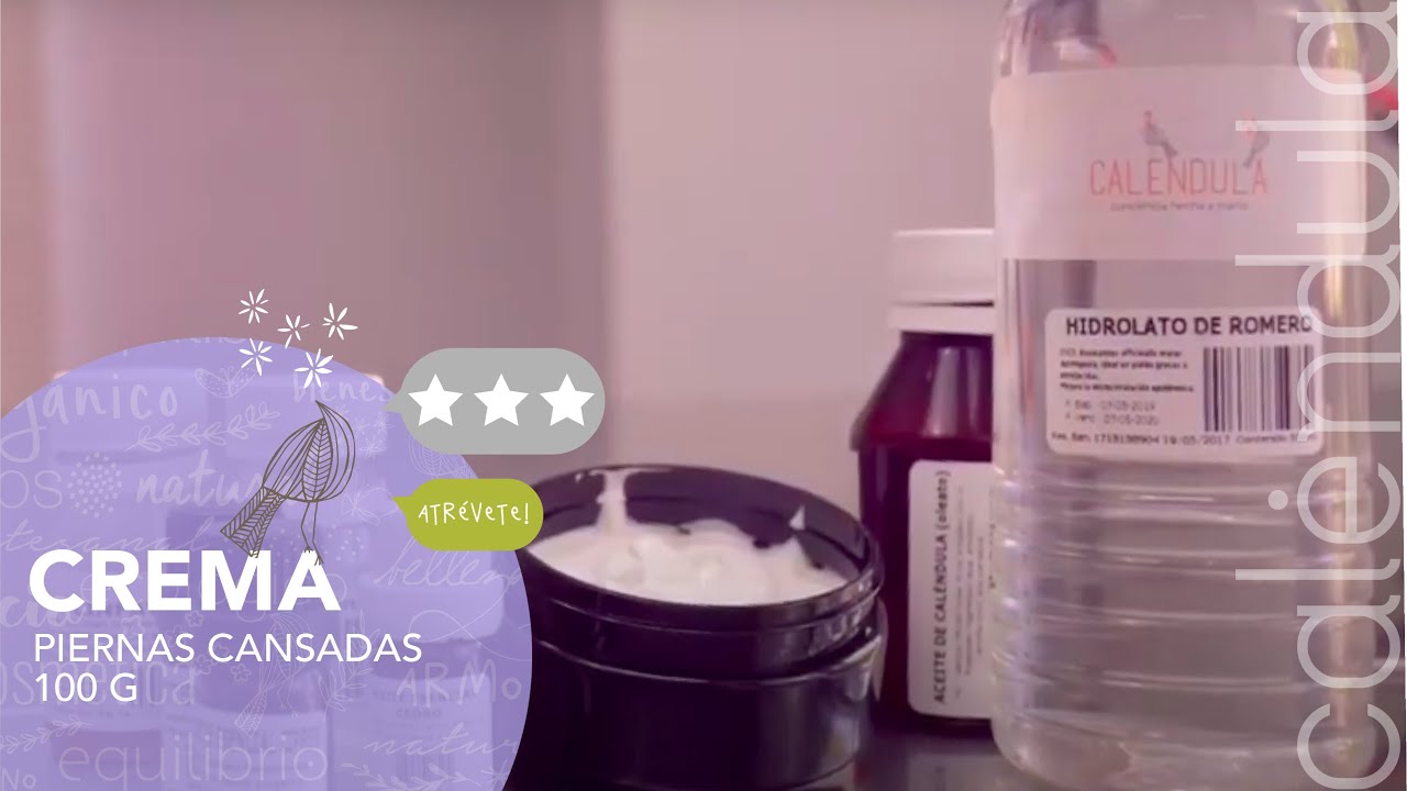 crema para piernas cansadas e hinchadas