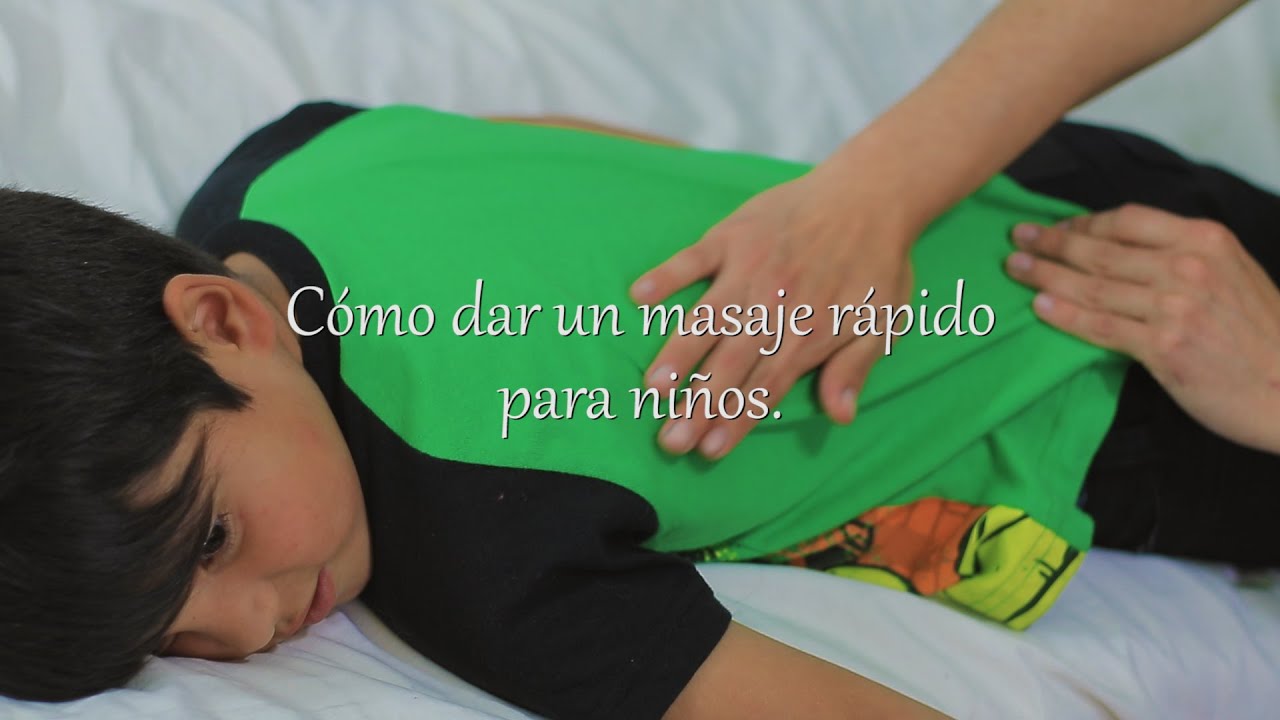 masajes para niños de 1 a 2 años