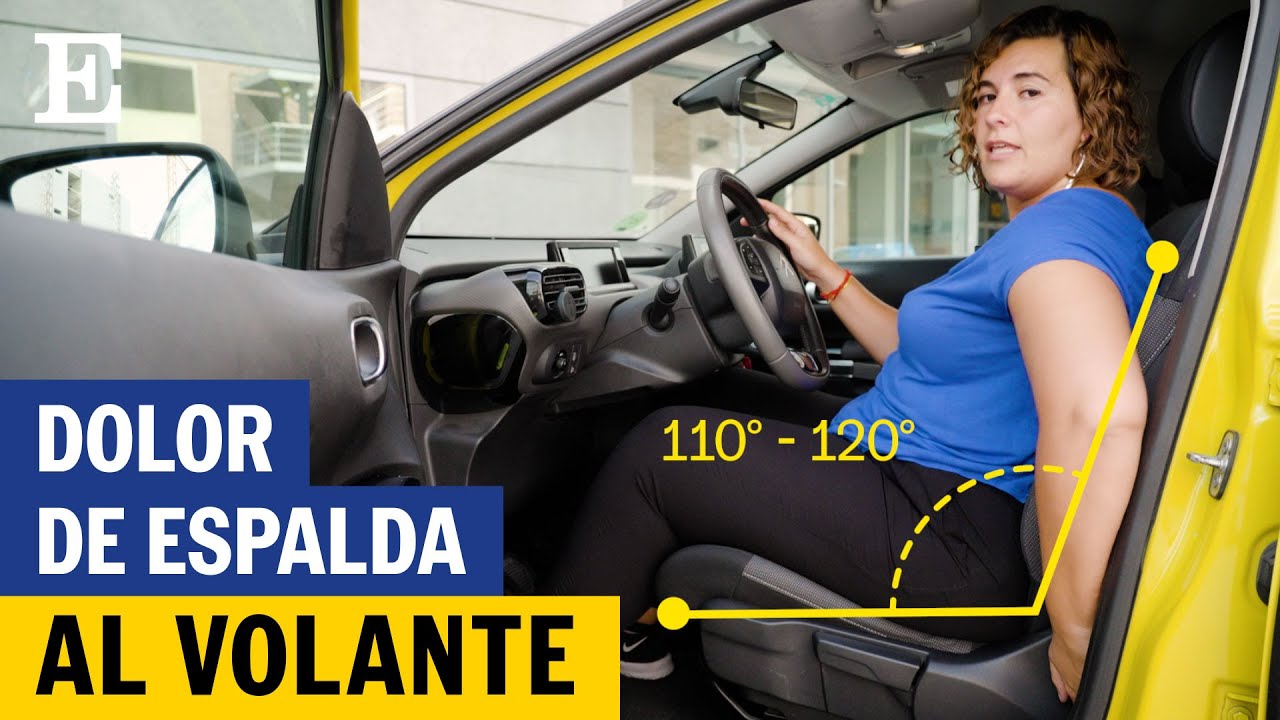 me suda la espalda en el coche