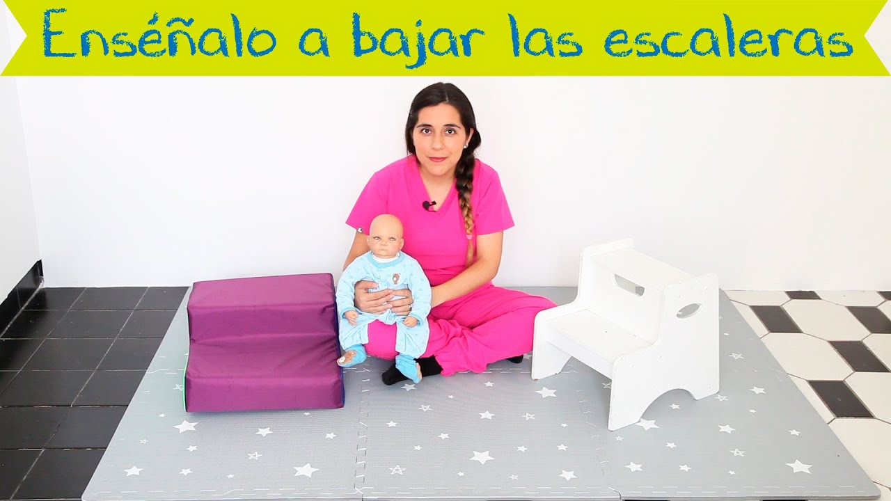 a que edad suben escaleras los bebes