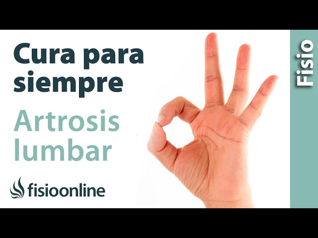 como aliviar el dolor de artrosis lumbar