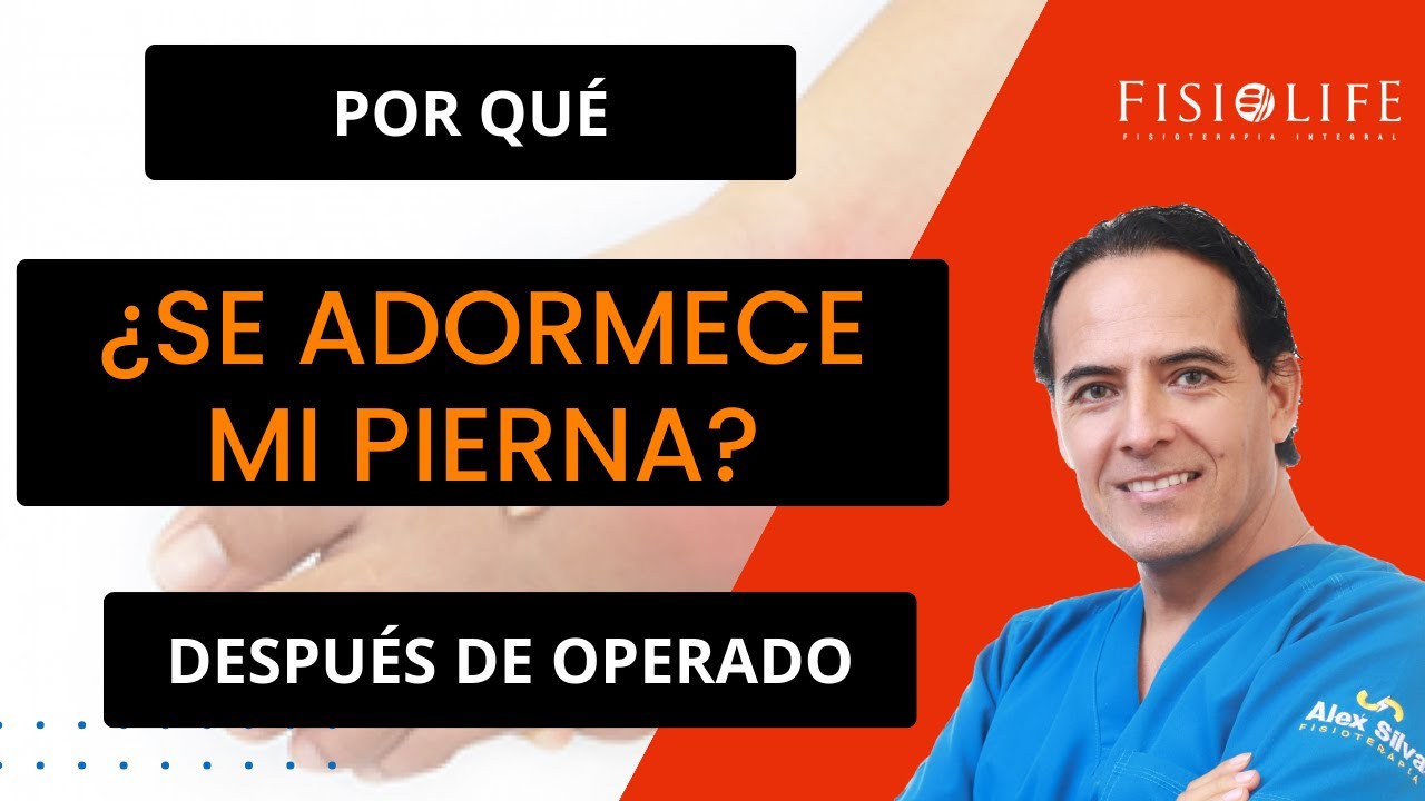 pie dormido despues de operacion hernia discal