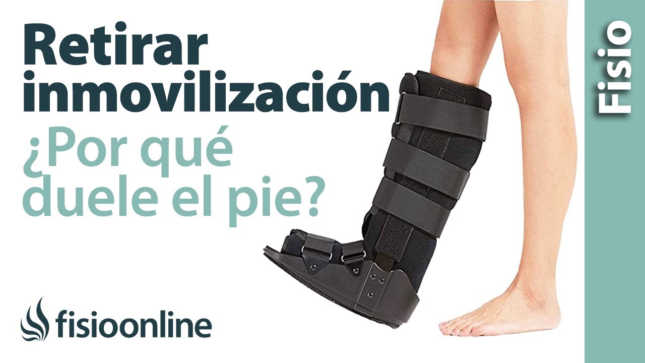 me han quitado la escayola y me sigue doliendo