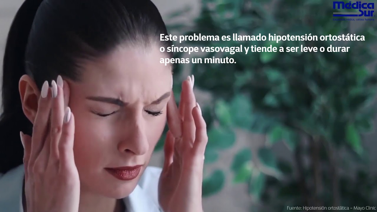 cuando te levantas muy rapido te mareas