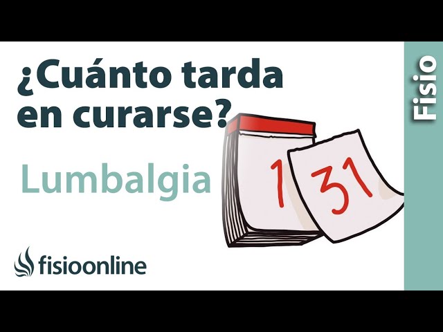 cuantas sesiones de fisioterapia son necesarias para lumbalgia