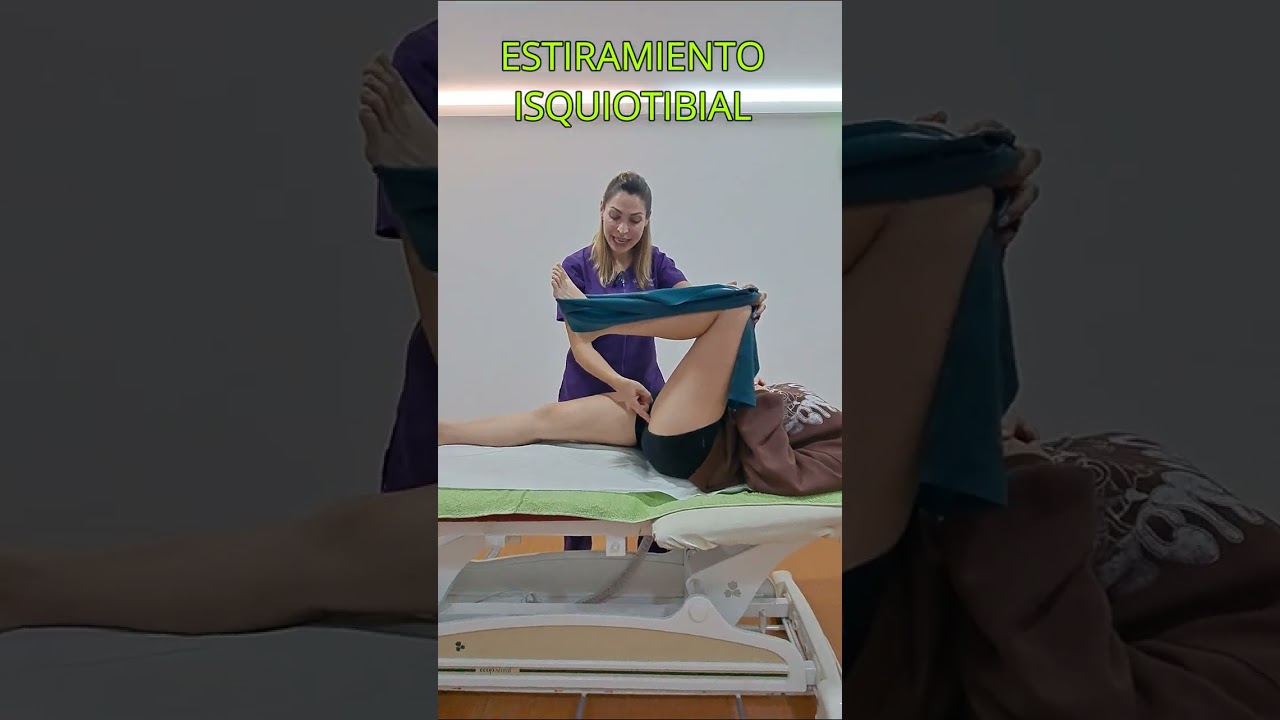 estiramiento parte posterior de la pierna