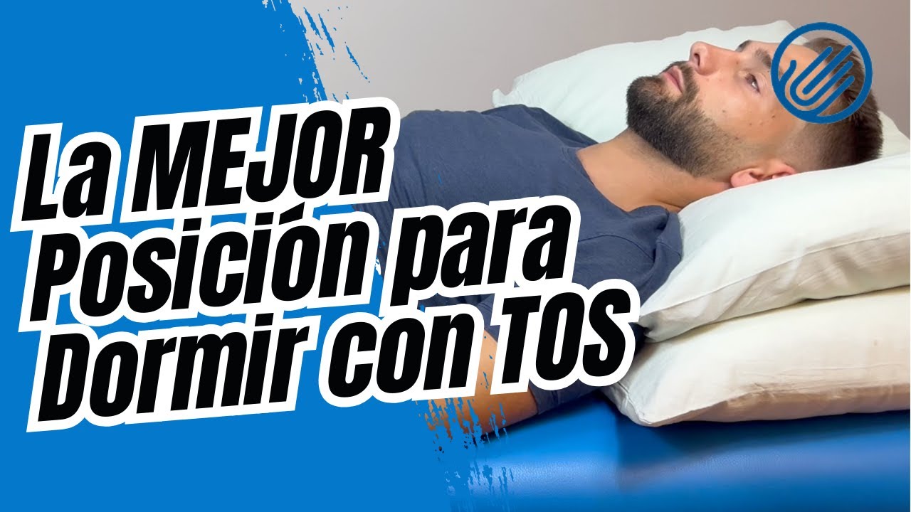 mejor postura para dormir con tos