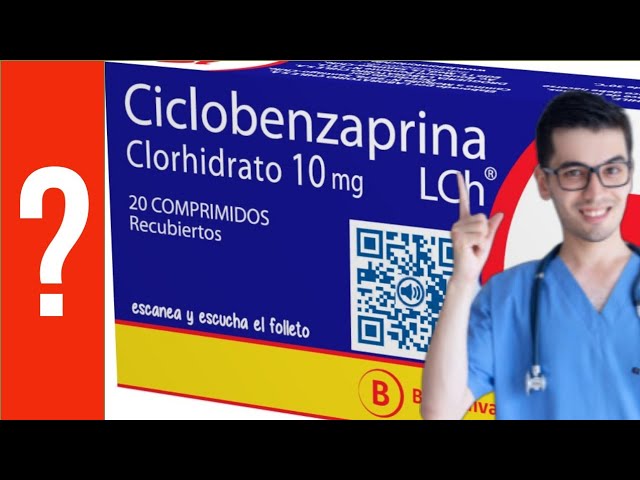 para que es la ciclobenzaprina clorhidrato 10 mg
