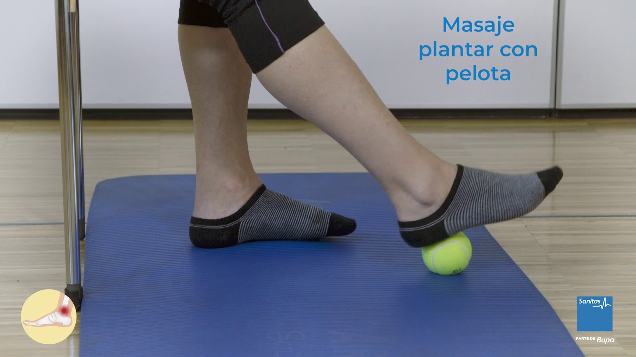 pelota de tenis para fascitis plantar