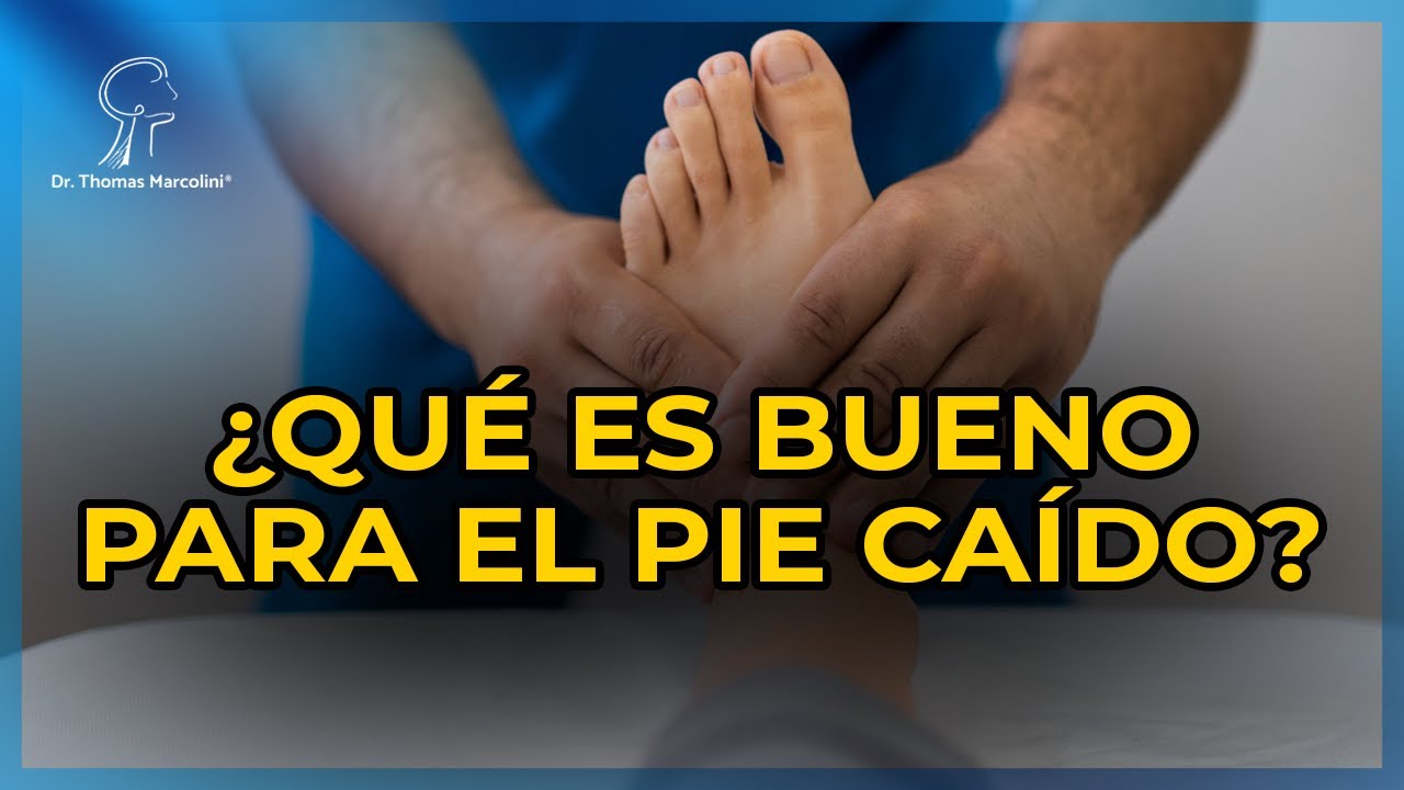 remedios caseros para el pie caído