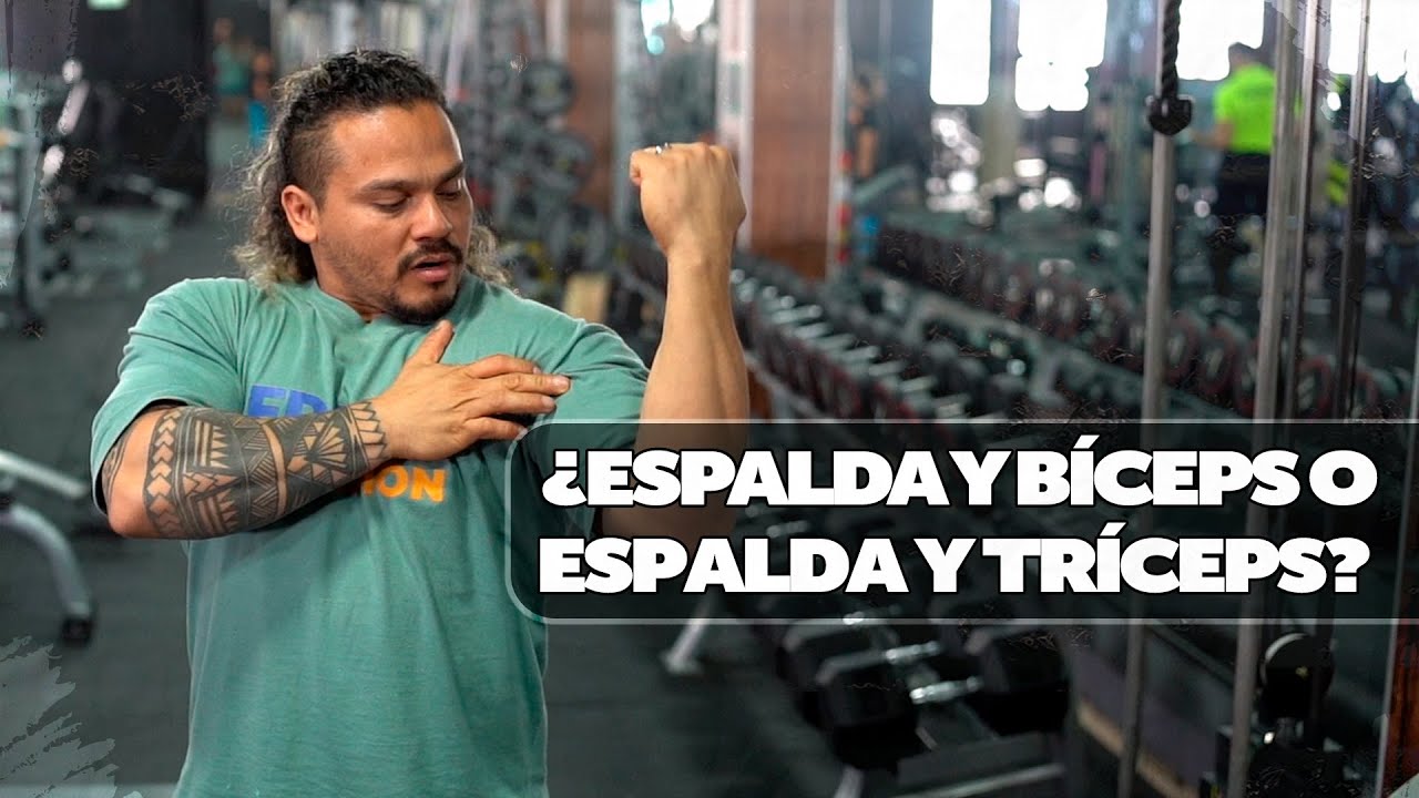 entrenar espalda y biceps el mismo dia