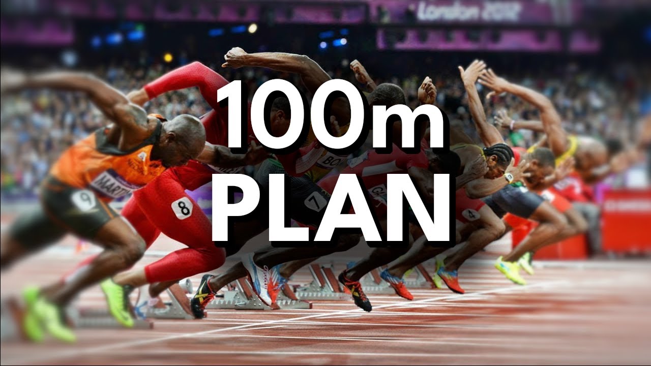 fases de los 100 metros planos