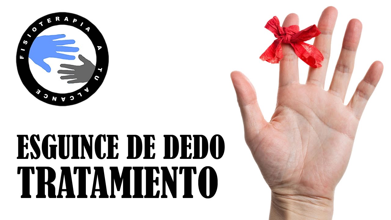 como curar un esguince en el dedo dela mano