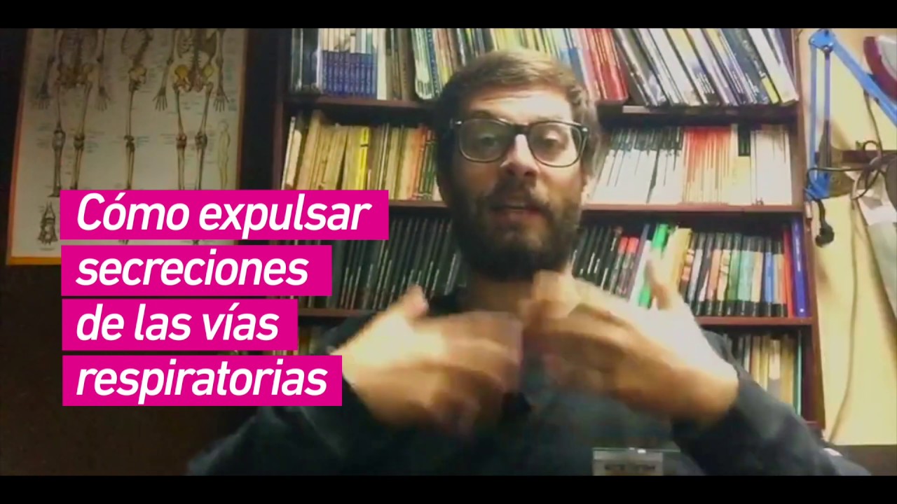 expulsar el aire de las vias respiratorias