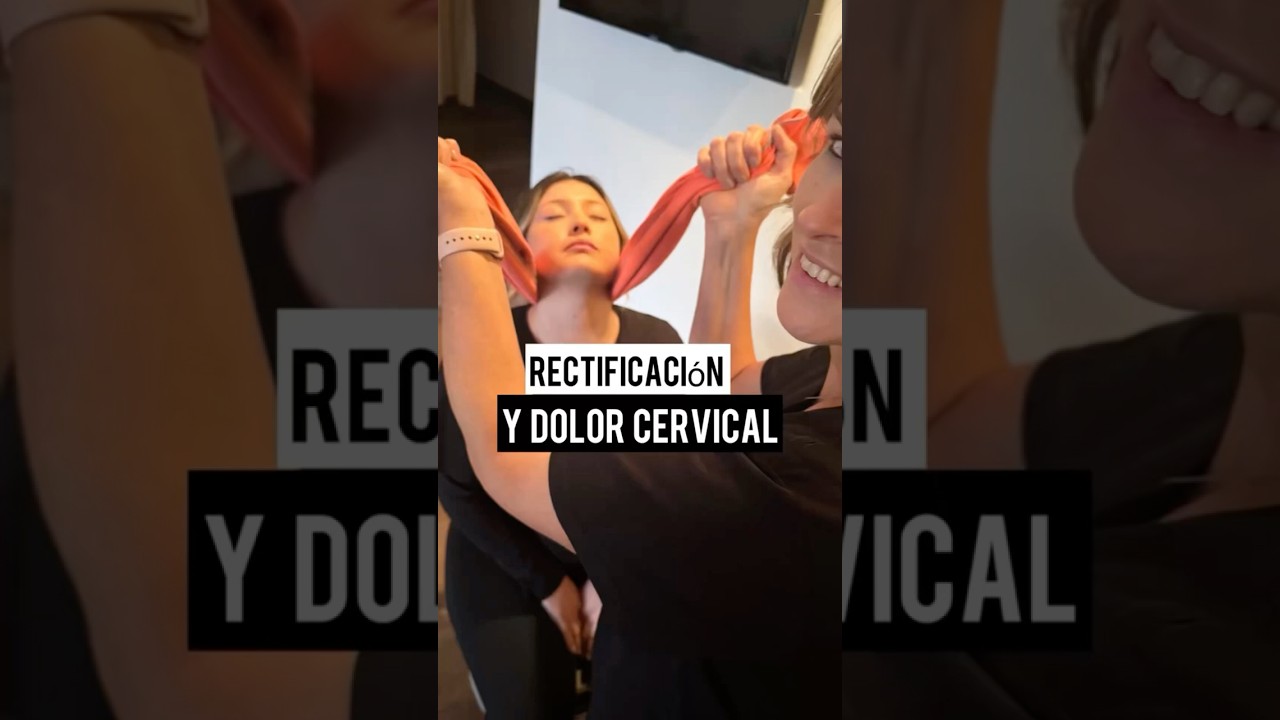 leve rectificacion de la lordosis cervical