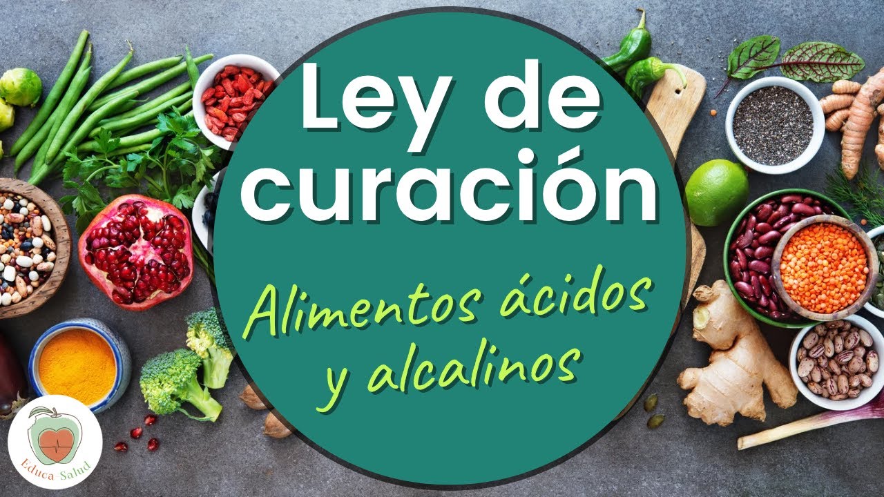 lista de alimentos acidos y bases
