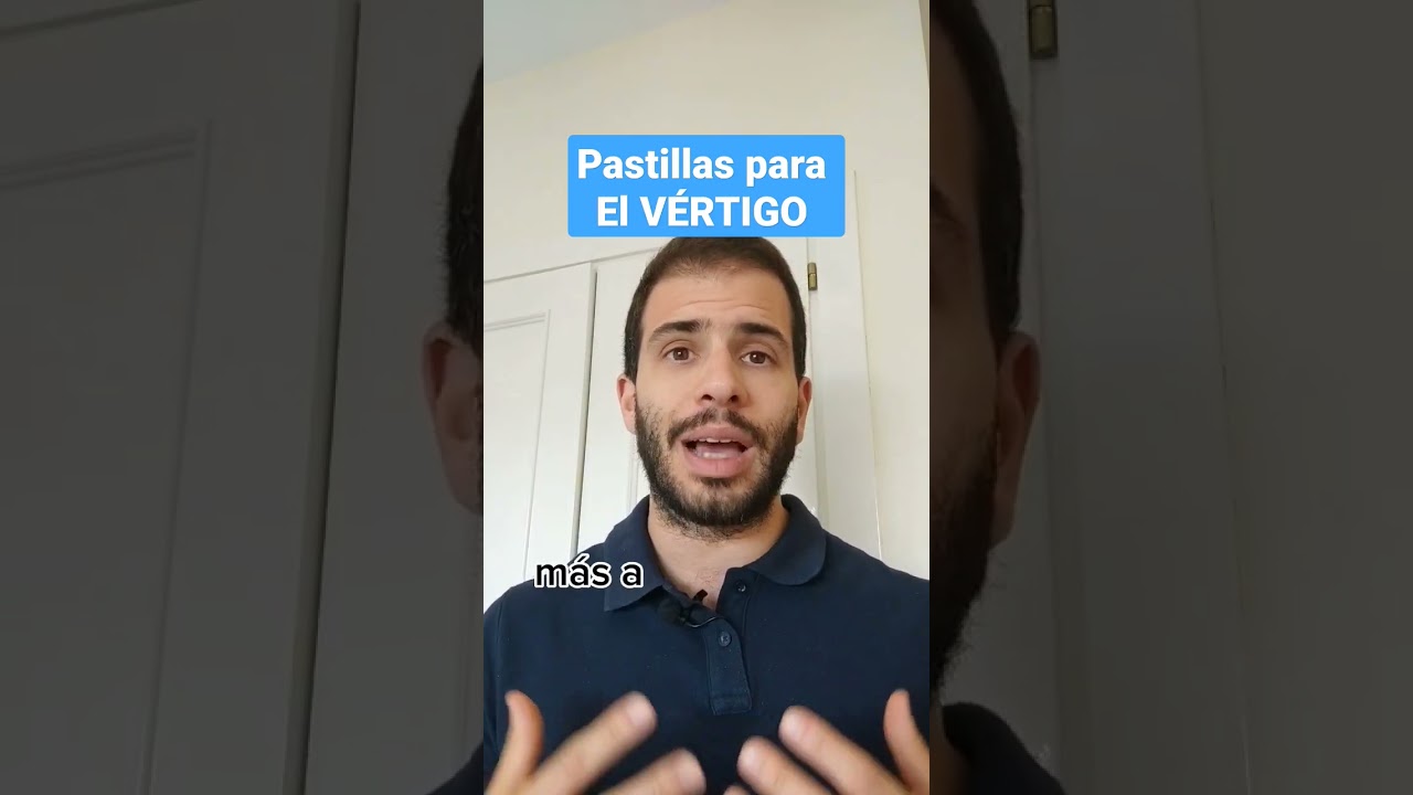 pastillas para el mareo o vertigo