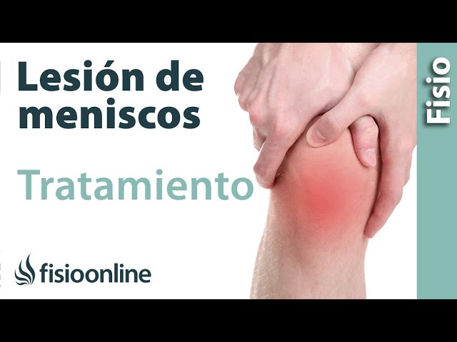 como curar un menisco roto de la rodilla