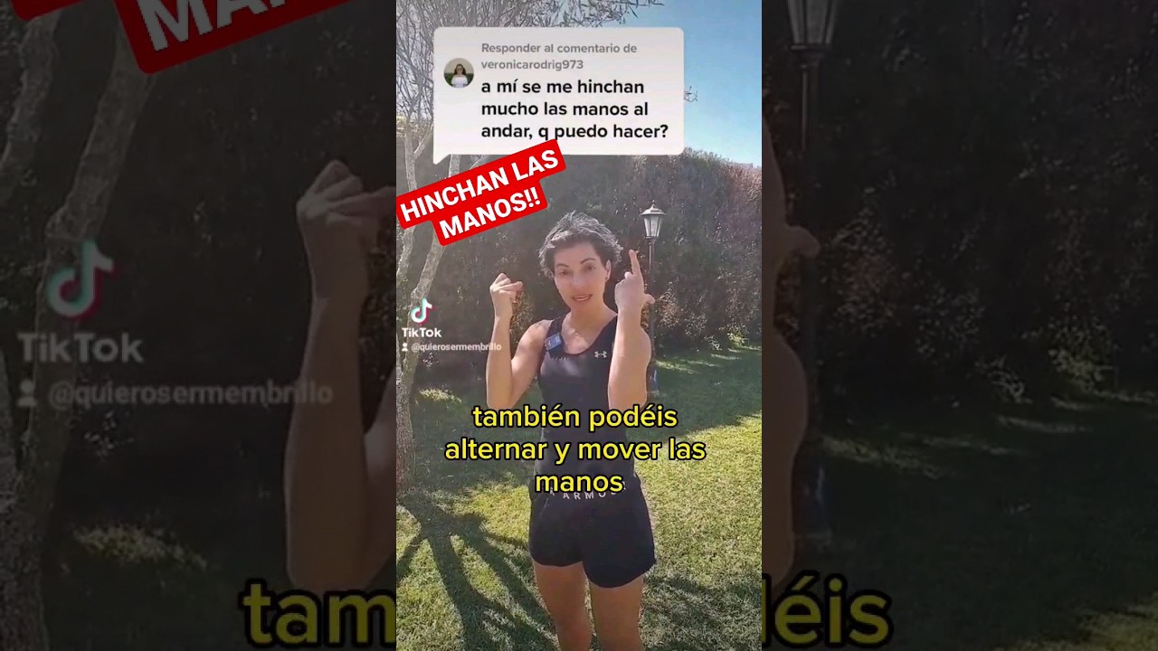 porque se hinchan las manos al andar
