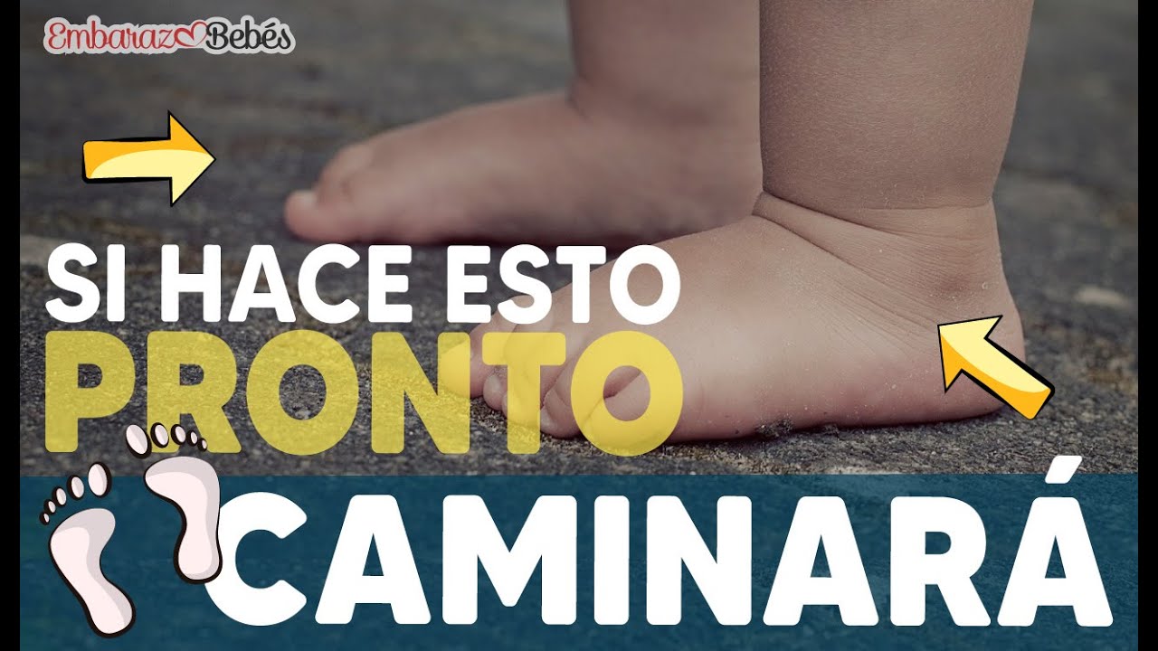 señales de que un bebe va a caminar