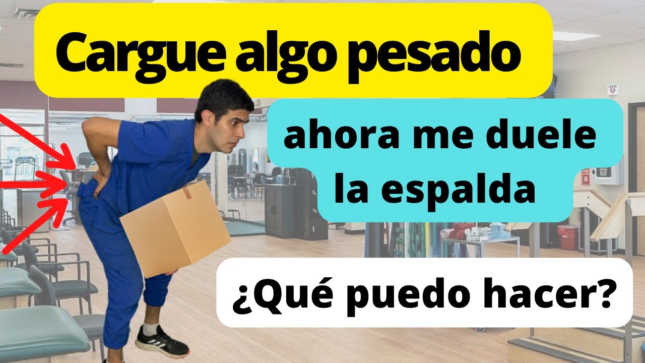 tiron en la espalda al levantar peso